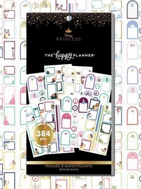 Disney Princess x The Happy Planner 384 Sticker Book